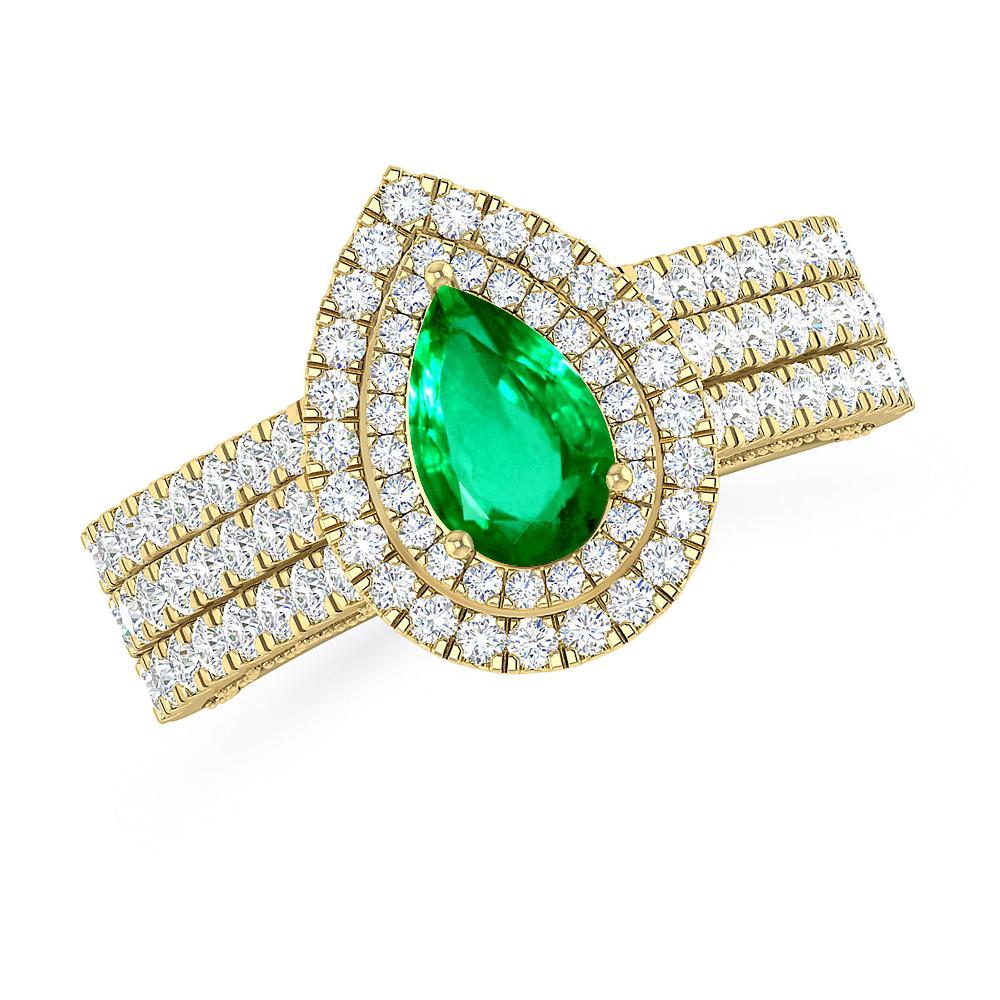 Yellow Gold - Emerald