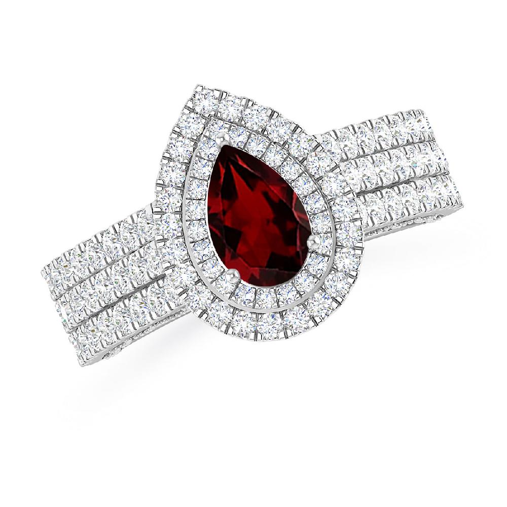 White Gold - Garnet