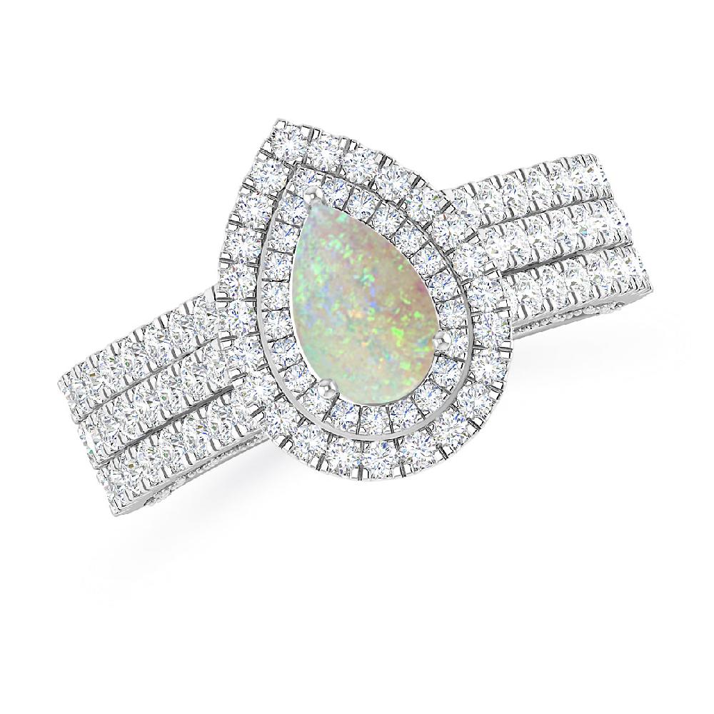 White Gold - Opal