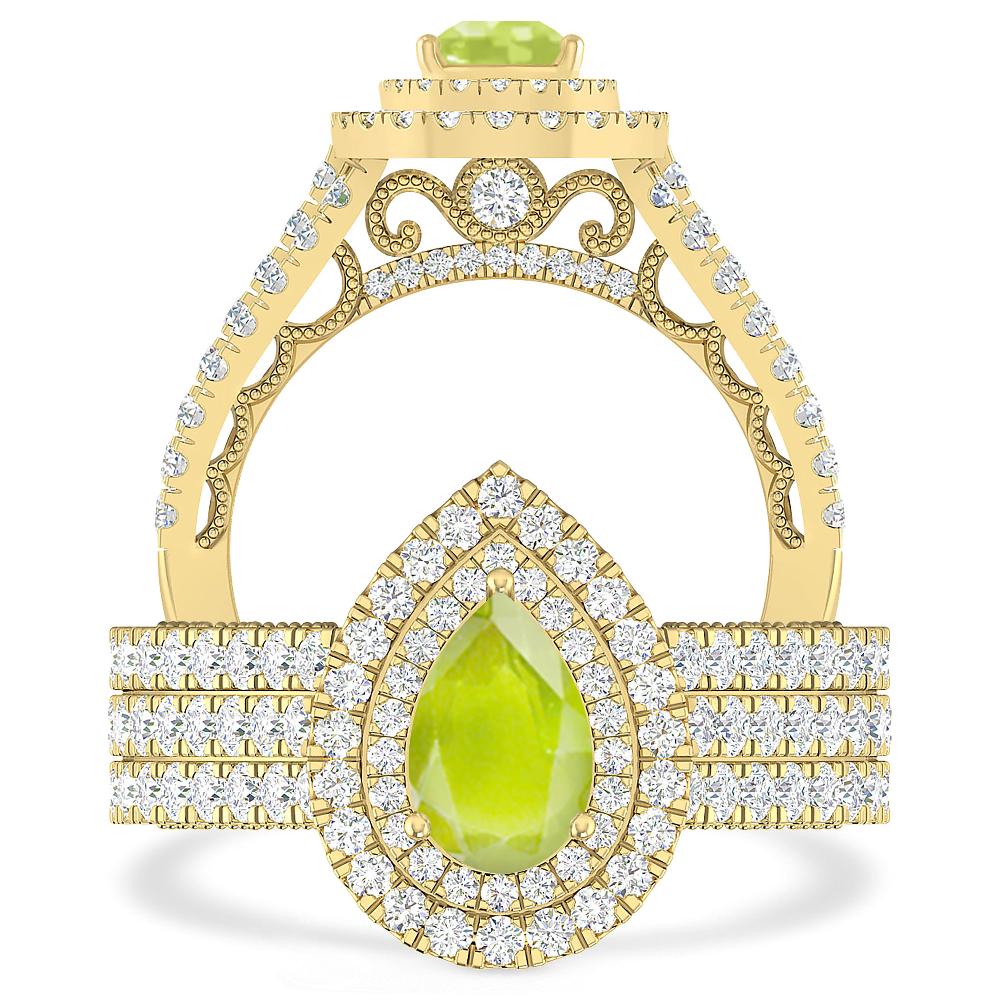 Yellow Gold - Peridot