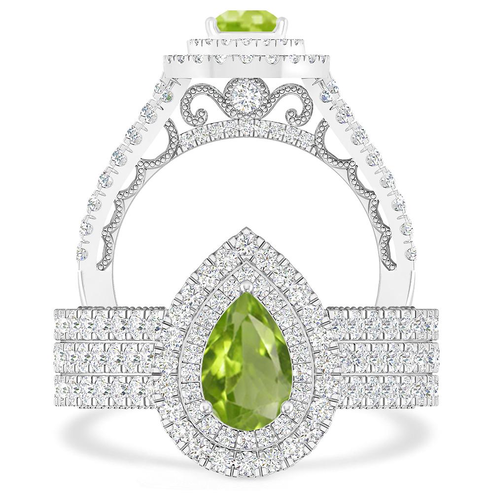 White Gold - Peridot