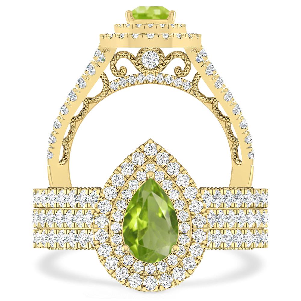 Yellow Gold - Peridot