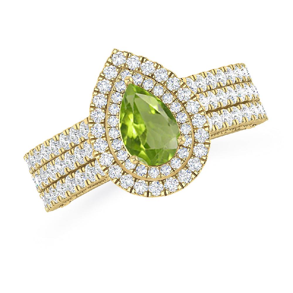 Yellow Gold - Peridot