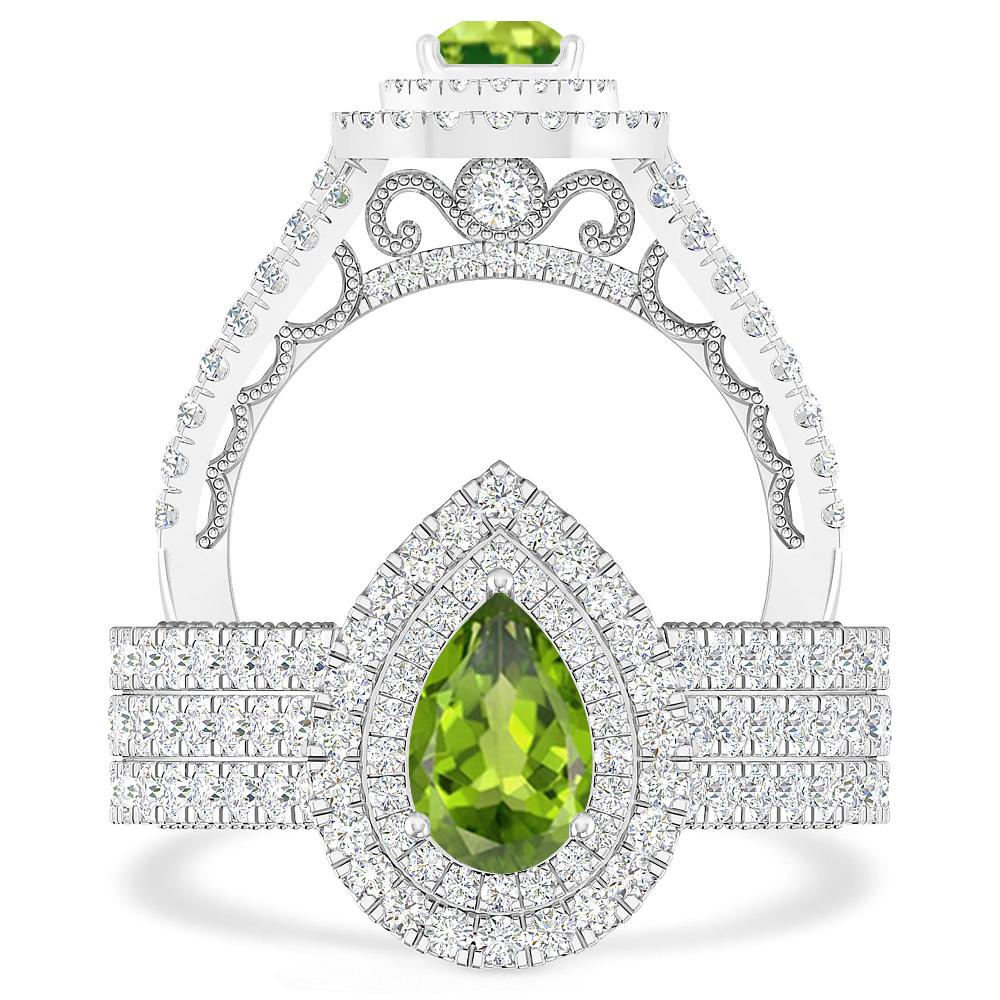 White Gold - Peridot