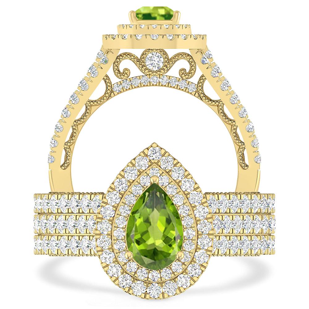 Yellow Gold - Peridot