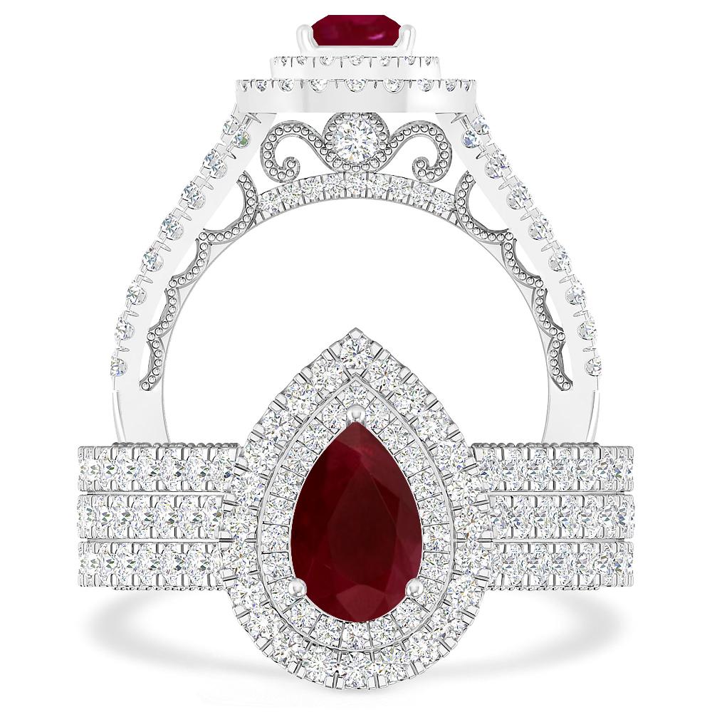 White Gold - Ruby