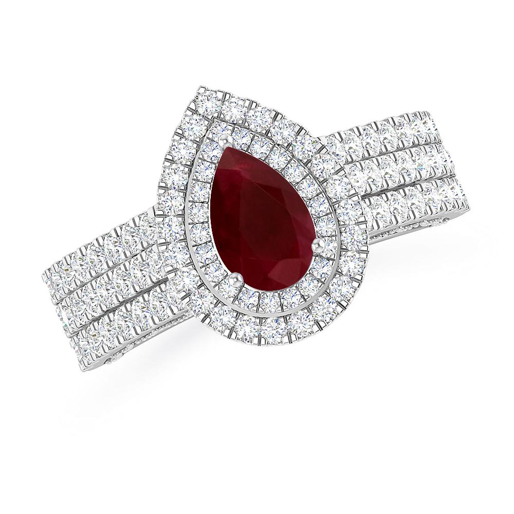 White Gold - Ruby