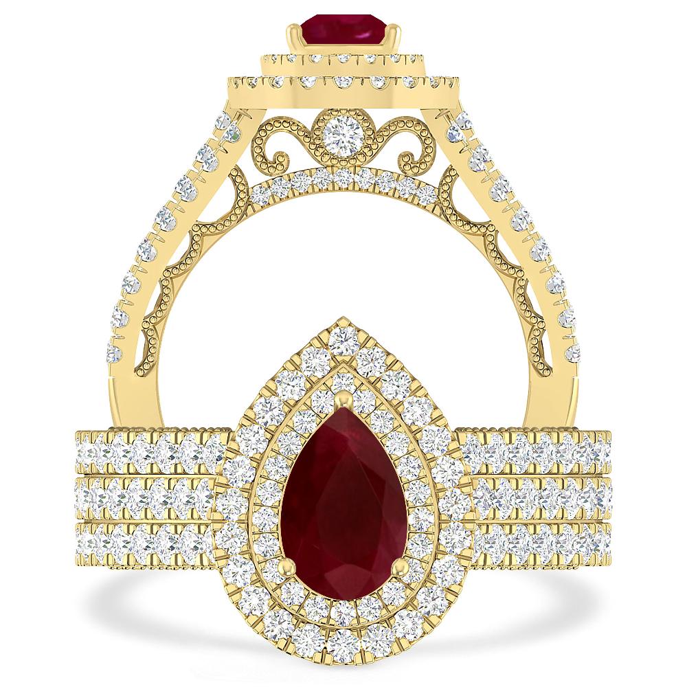 Yellow Gold - Ruby