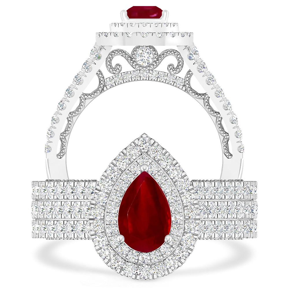 White Gold - Ruby