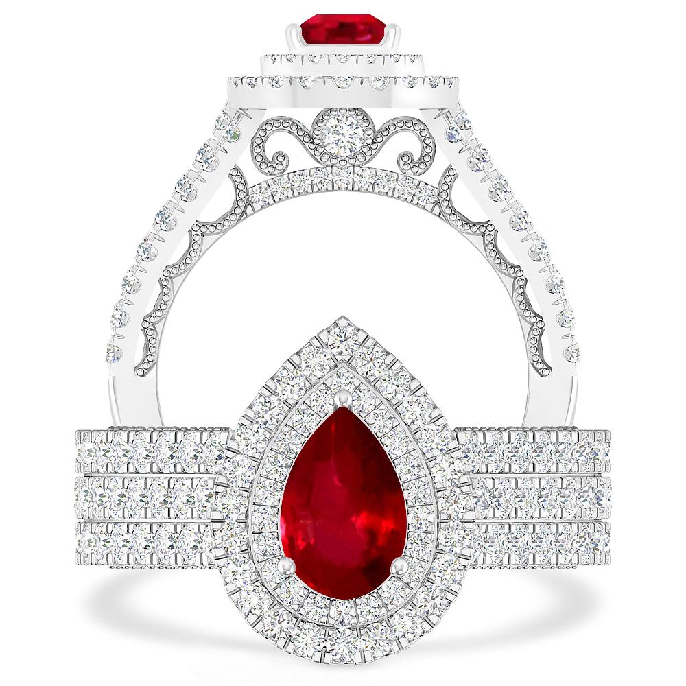 White Gold - Ruby