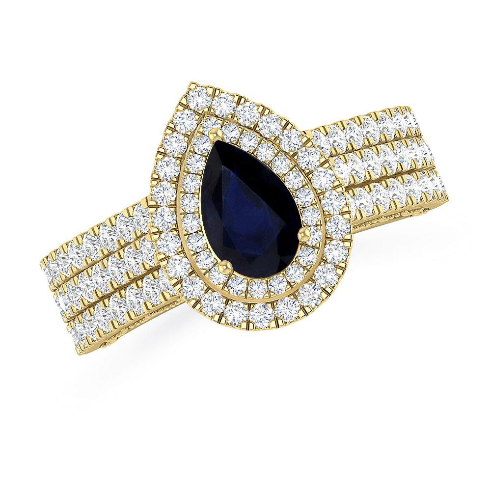 Yellow Gold - Sapphire