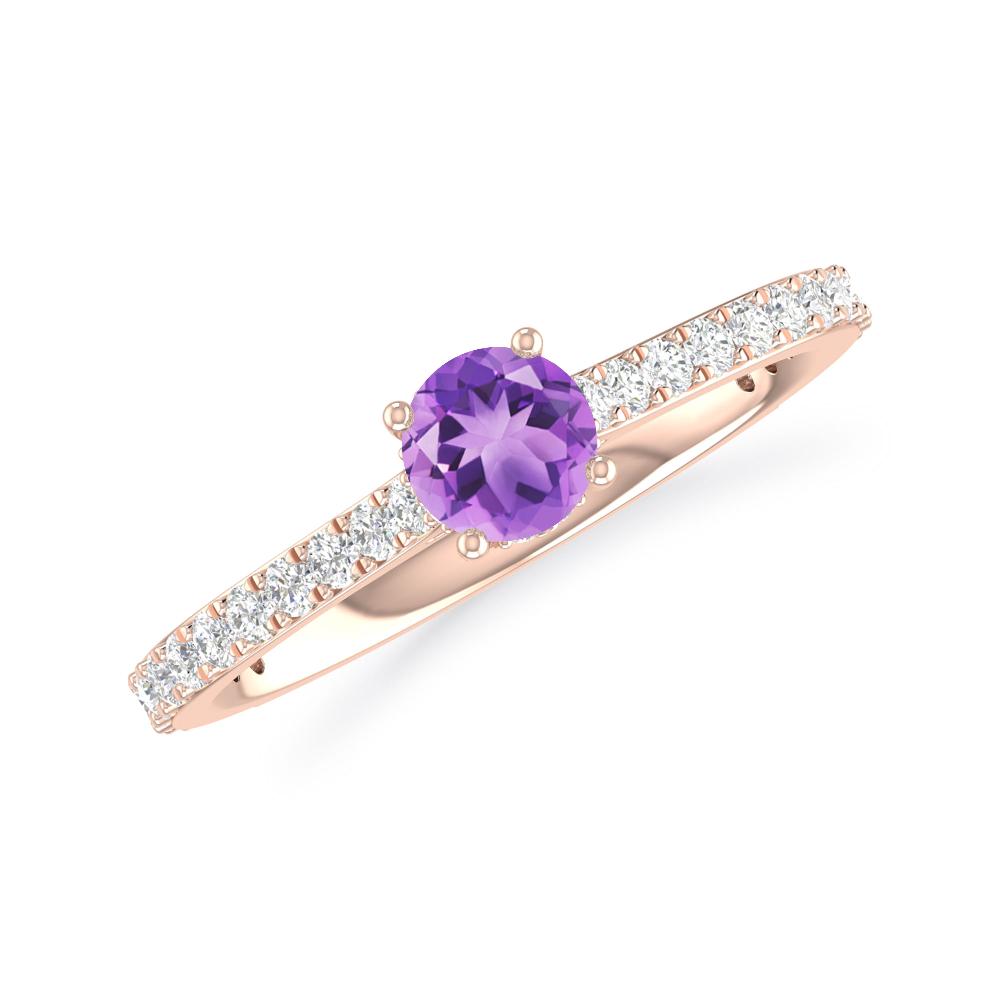 Rose Gold - Amethyst