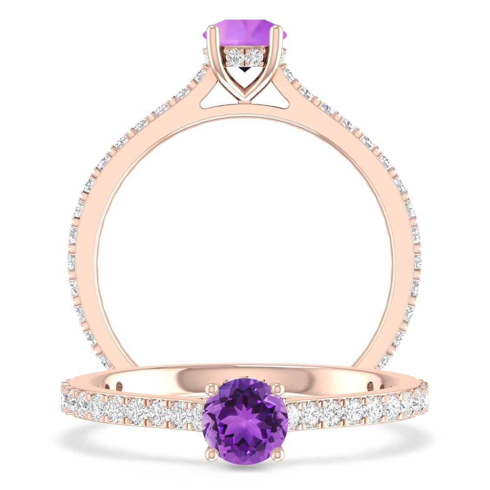 Rose Gold - Amethyst