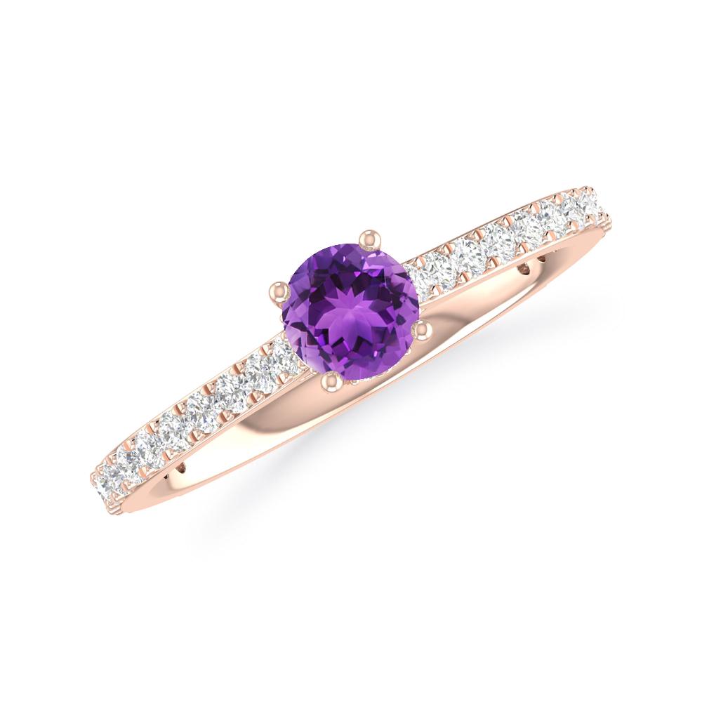 Rose Gold - Amethyst