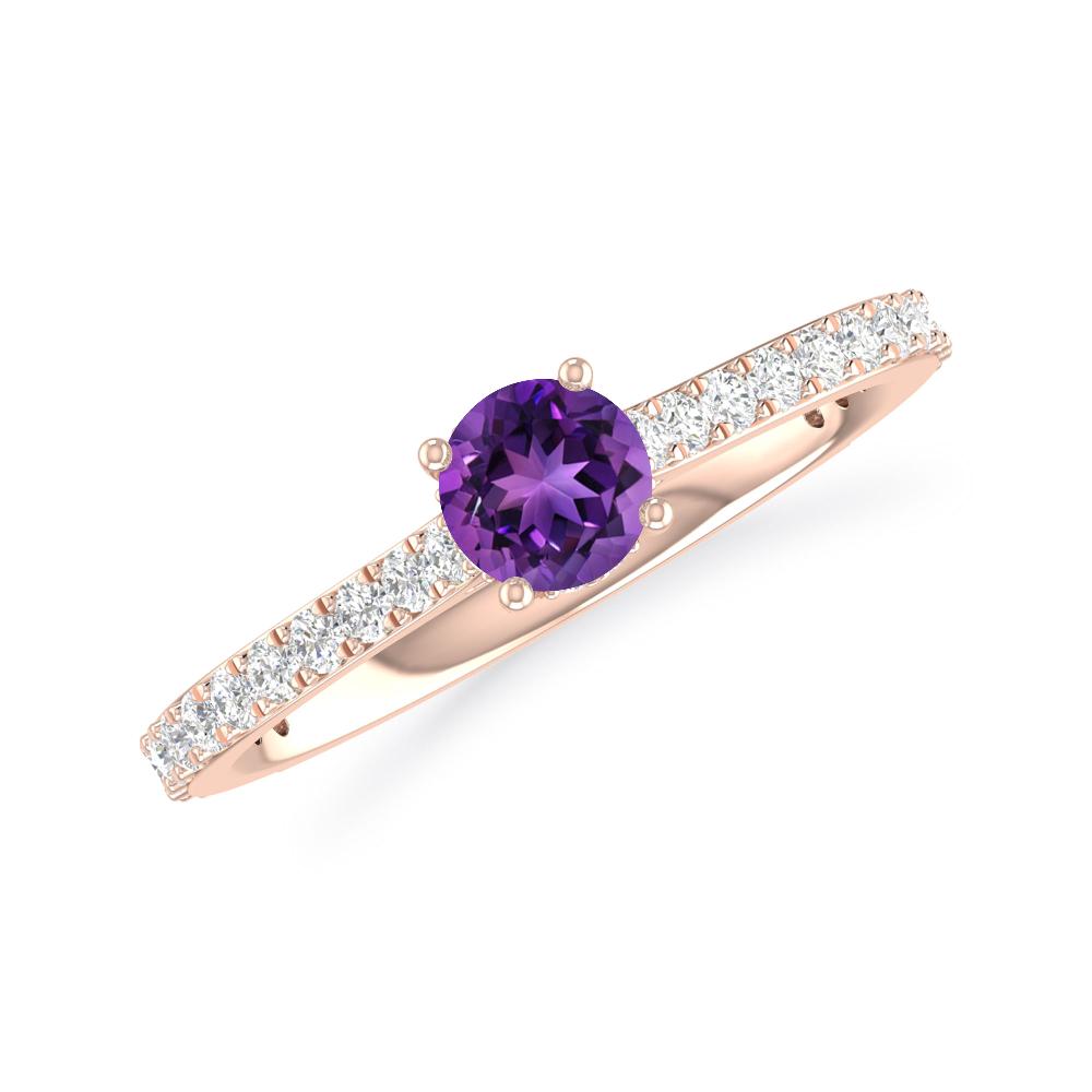 Rose Gold - Amethyst