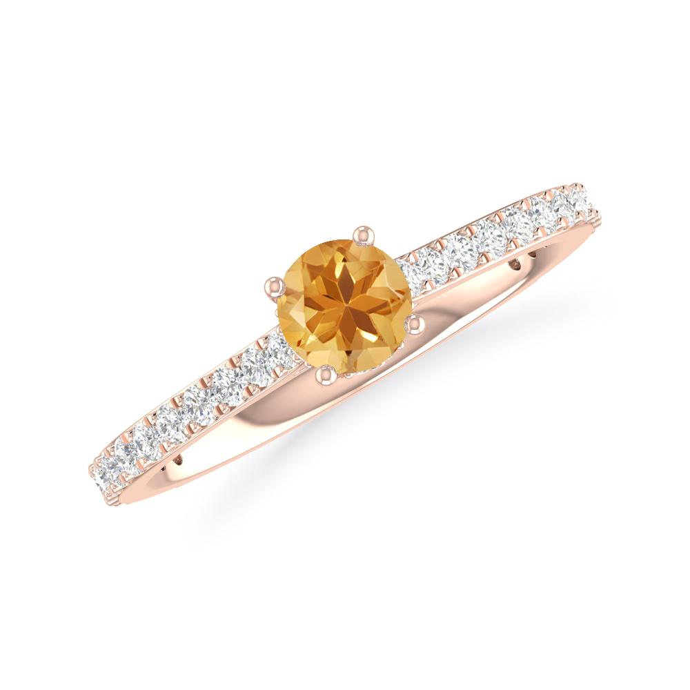 Rose Gold - Citrine