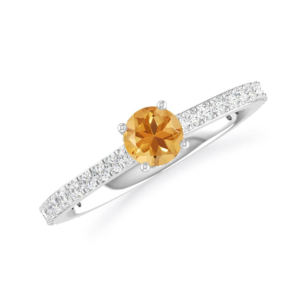 White Gold - Citrine