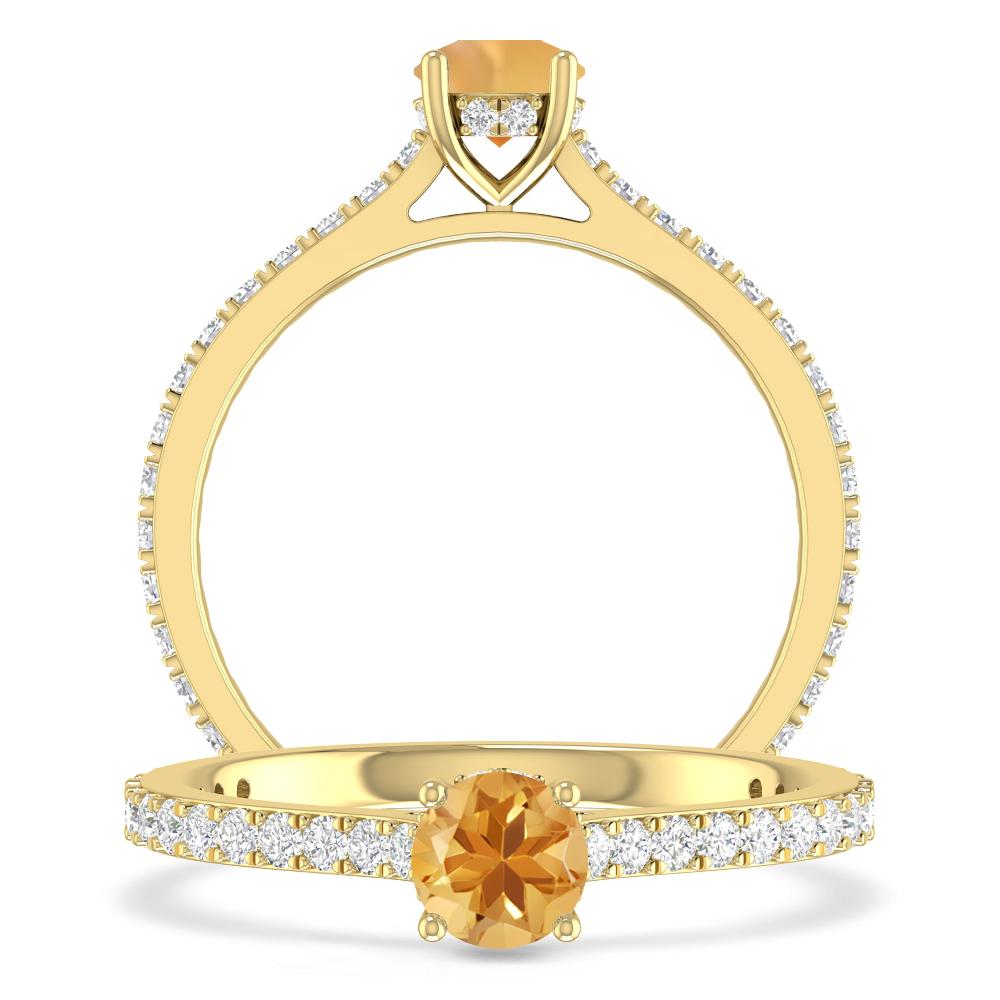 Yellow Gold - Citrine