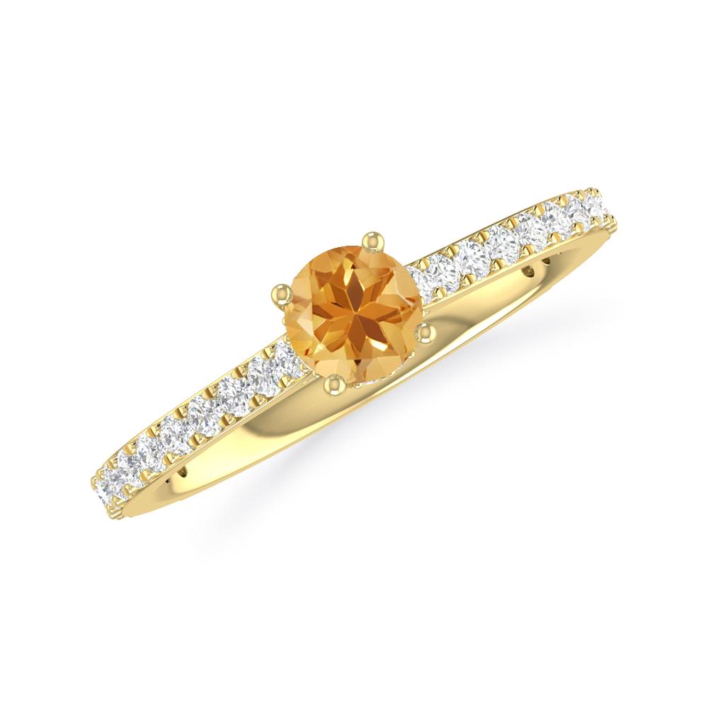 Yellow Gold - Citrine