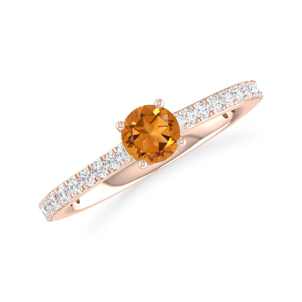 Rose Gold - Citrine