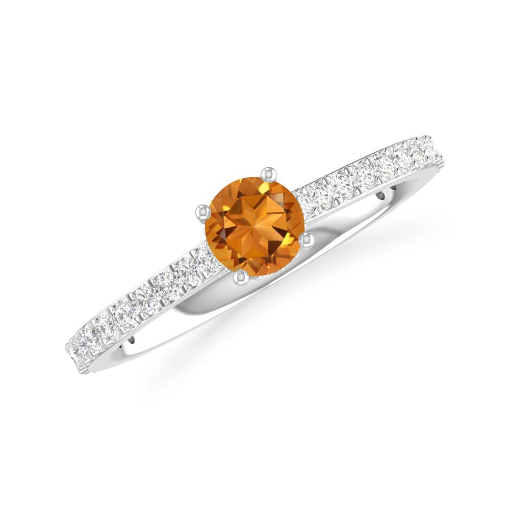 White Gold - Citrine