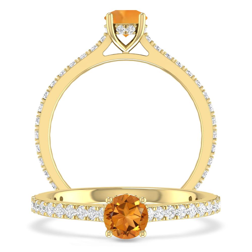 Yellow Gold - Citrine