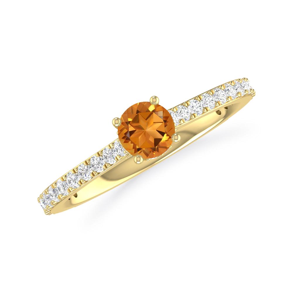 Yellow Gold - Citrine