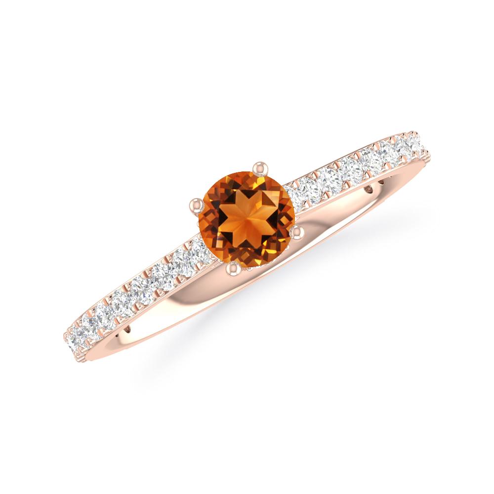 Rose Gold - Citrine