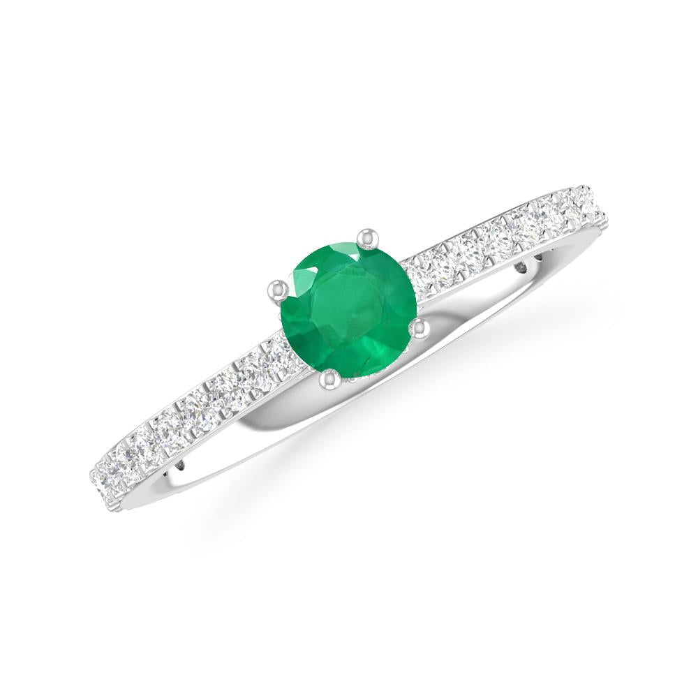 White Gold - Emerald