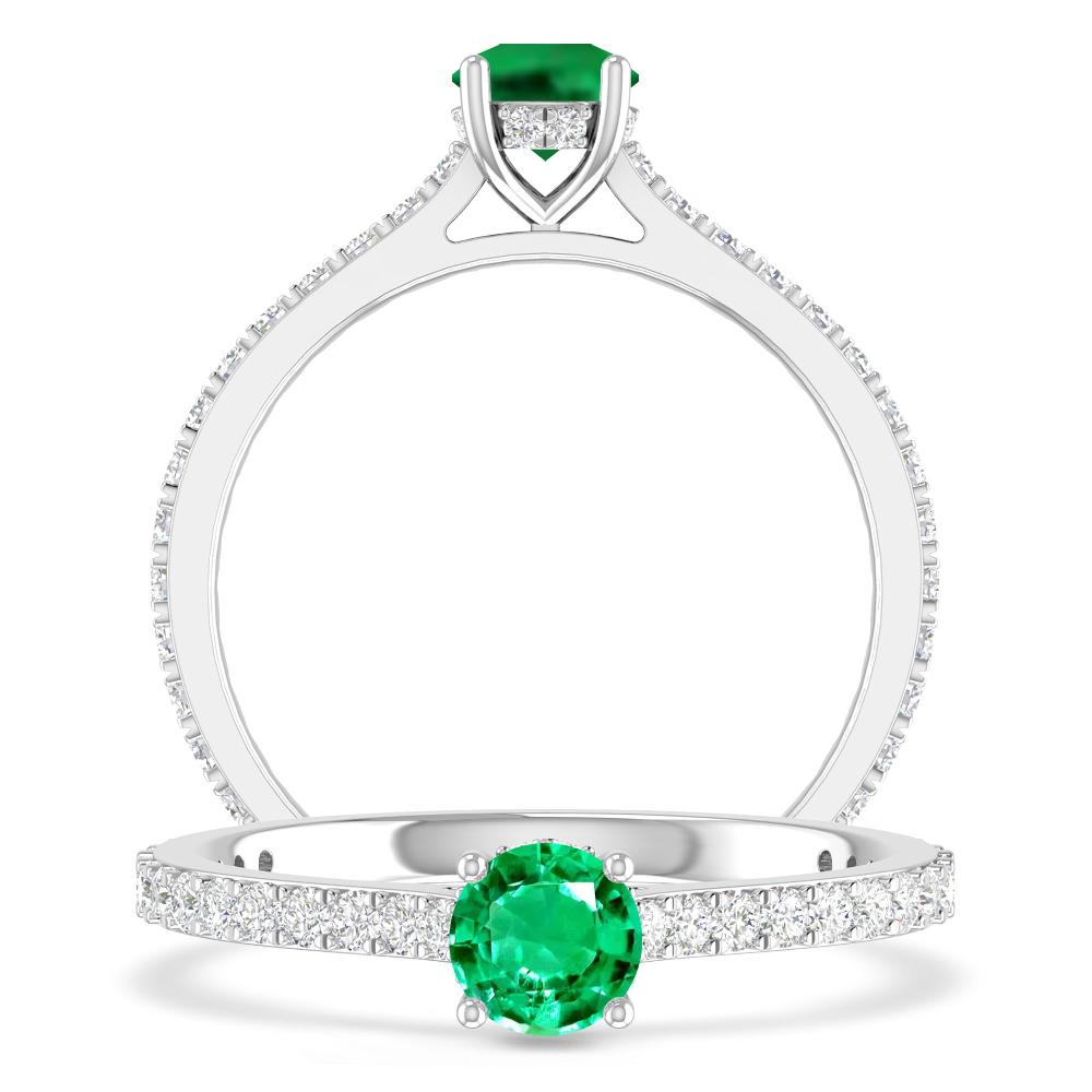 White Gold - Emerald