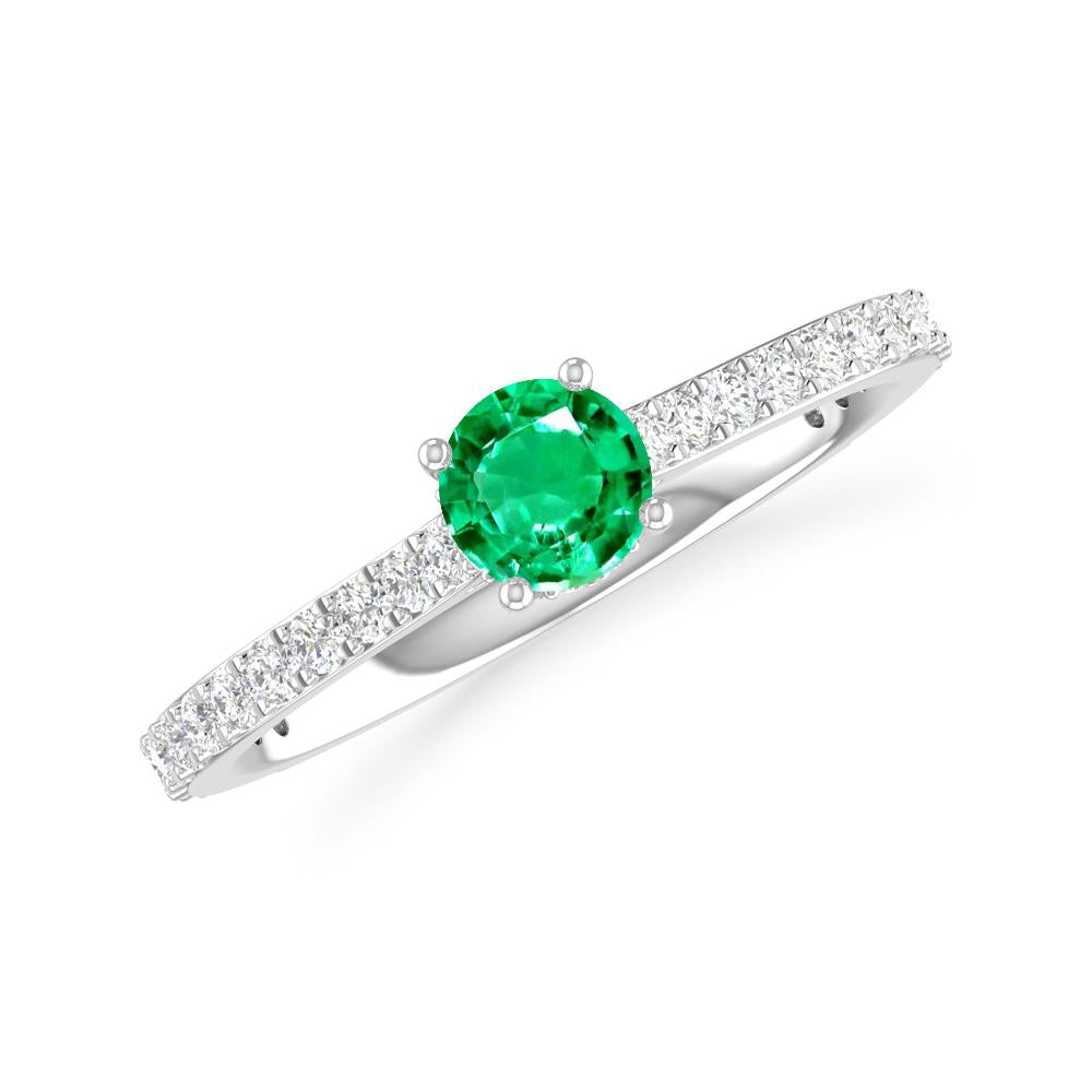 White Gold - Emerald