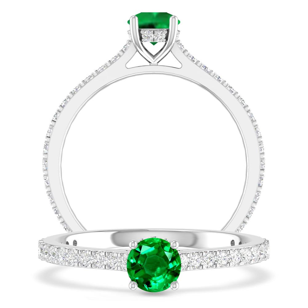 White Gold - Emerald