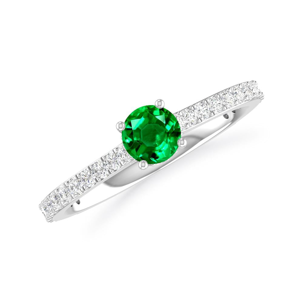 White Gold - Emerald