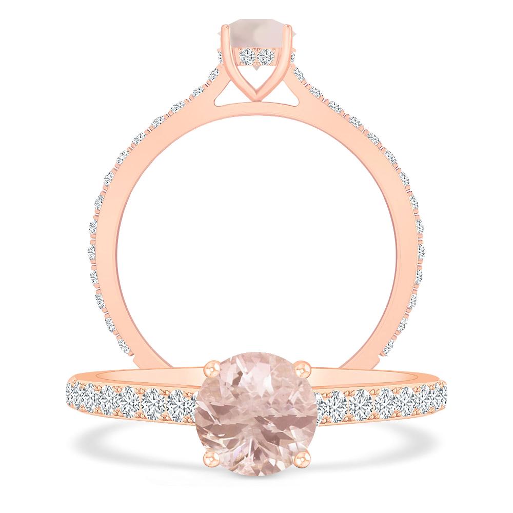 Rose Gold - Morganite