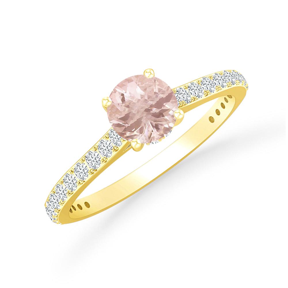 Yellow Gold - Morganite