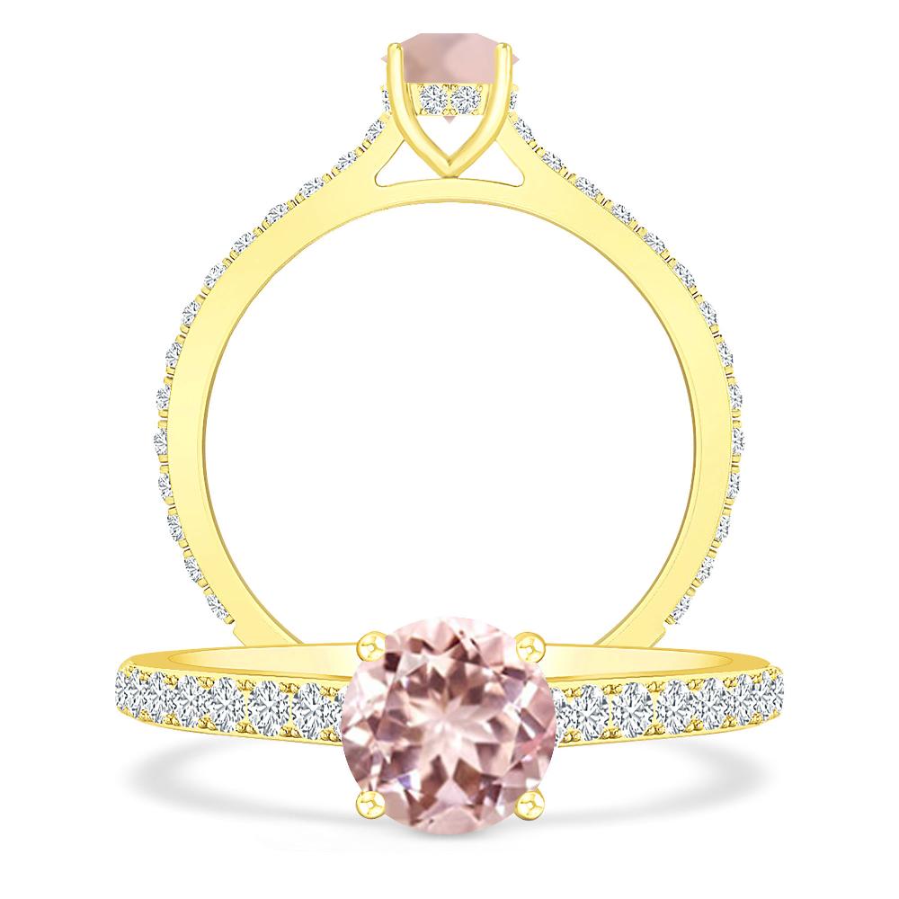 Yellow Gold - Morganite