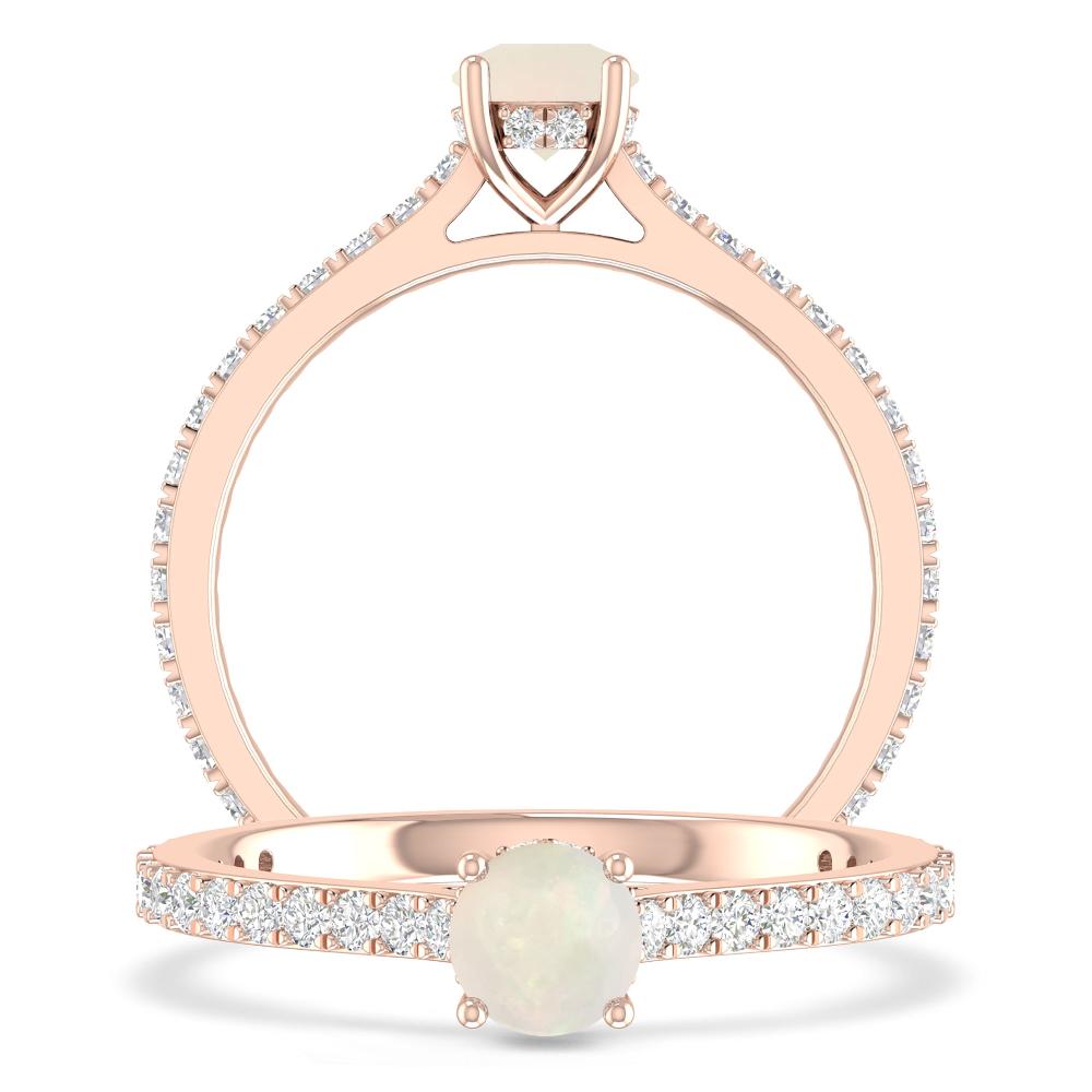 Rose Gold - Opal