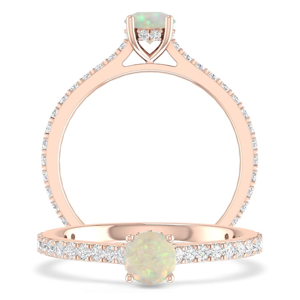 Rose Gold - Opal