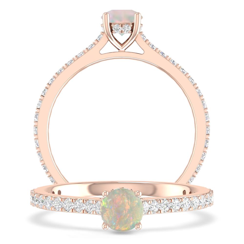 Rose Gold - Opal