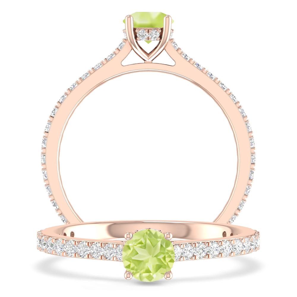 Rose Gold - Peridot