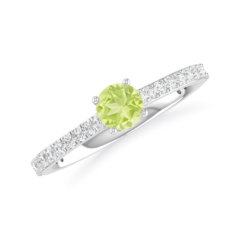 White Gold - Peridot