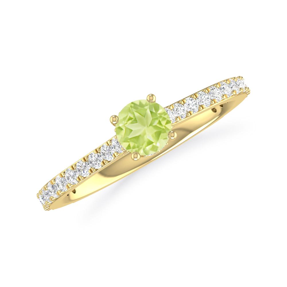 Yellow Gold - Peridot