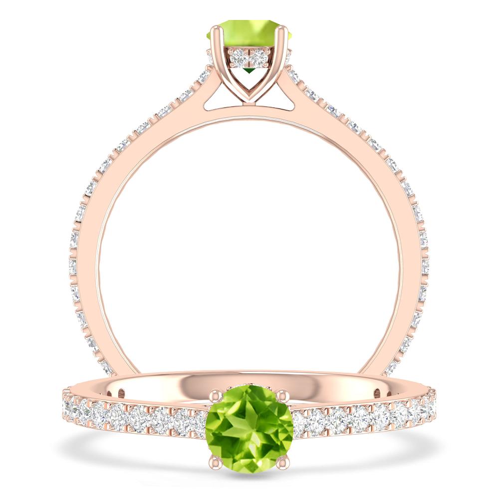 Rose Gold - Peridot