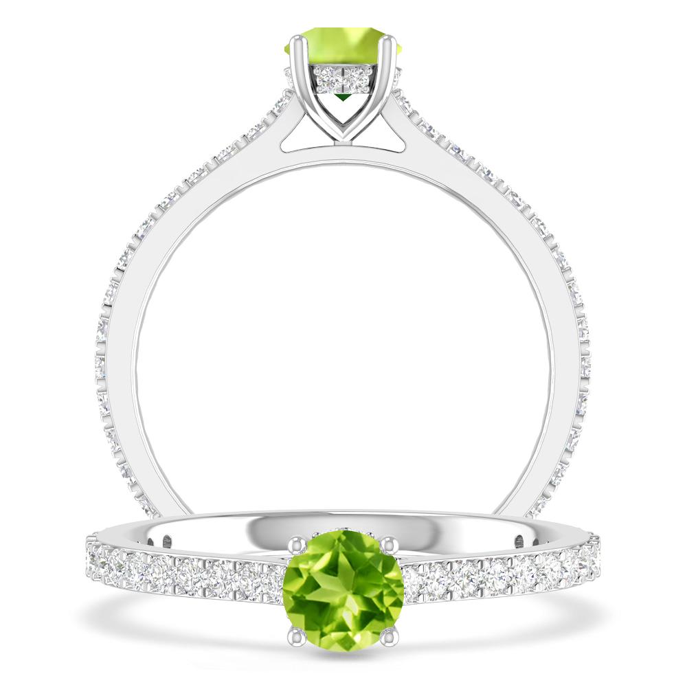 White Gold - Peridot