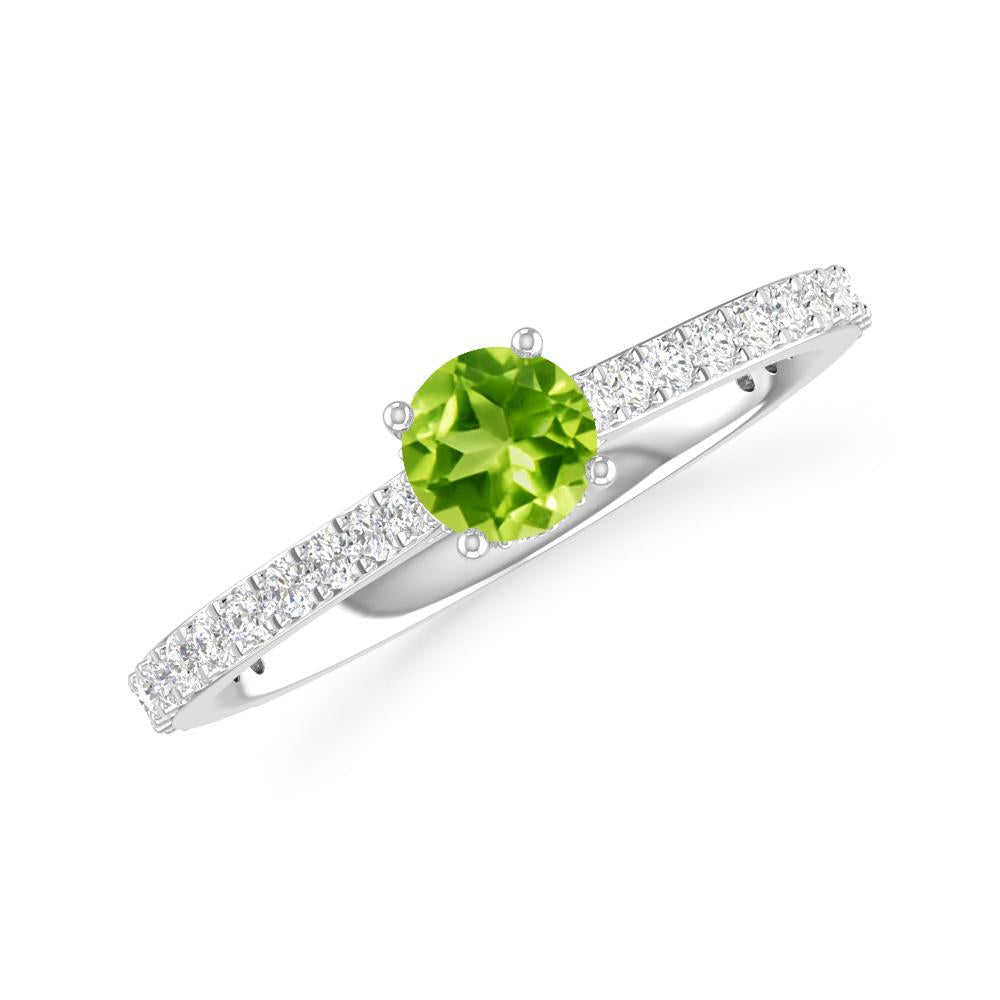 White Gold - Peridot