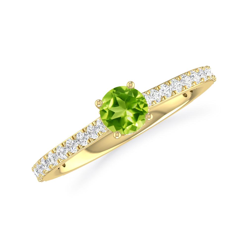 Yellow Gold - Peridot