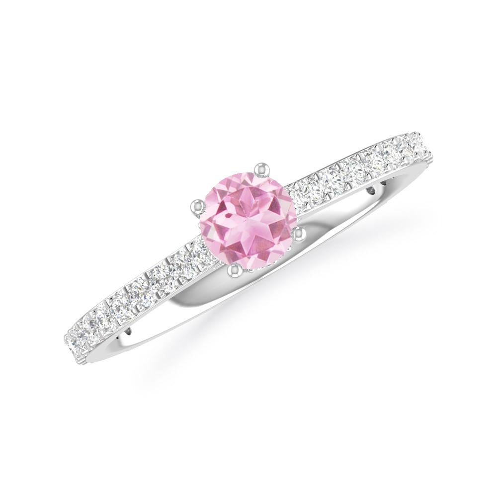 White Gold - Pink Tourmaline