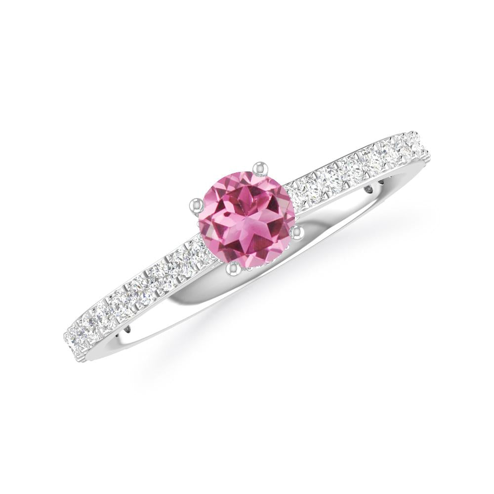 White Gold - Pink Tourmaline