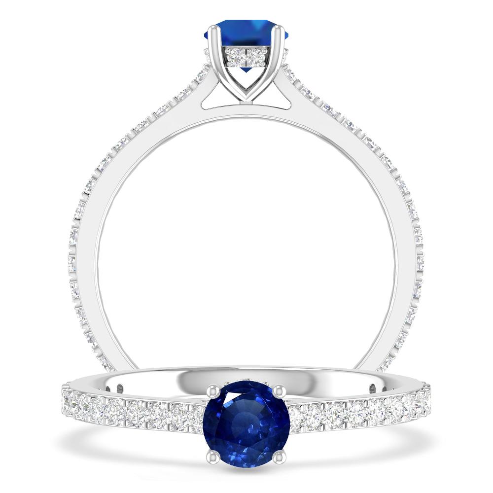 White Gold - Sapphire