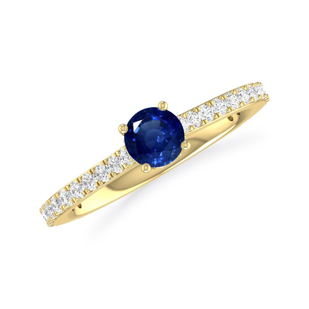 Yellow Gold - Sapphire